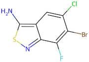 6-Bromo-5-chloro-7-fluorobenzo[c]isothiazol-3-amine