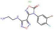 3-(4-((2-Aminoethyl)amino)-1,2,5-oxadiazol-3-yl)-4-(3-bromo-4-fluorophenyl)-1,2,4-oxadiazol-5(4H)-…