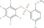 2,3,4,5,6-Pentafluorophenyl 5-chloro-2-methoxybenzenesulphonate