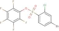 Pentafluorophenyl 4-bromo-2-chlorobenzenesulphonate