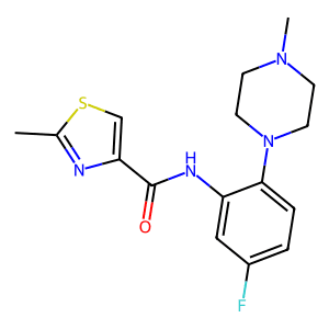 N-(5-Fluoro-2-(4-methylpiperazin-1-yl)phenyl)-2-methylthiazole-4-carboxamide