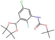 tert-Butyl (5-chloro-2-fluoro-3-(4,4,5,5-tetramethyl-1,3,2-dioxaborolan-2-yl)phenyl)carbamate