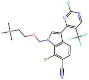 7-Bromo-3-(2-chloro-5-(trifluoromethyl)pyrimidin-4-yl)-1-((2-(trimethylsilyl)ethoxy)methyl)-1H-ind…
