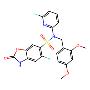 N-(2,4-Dimethoxybenzyl)-5-fluoro-N-(6-fluoropyridin-2-yl)-2-oxo-2,3-dihydrobenzo[d]oxazole-6-sulfo…