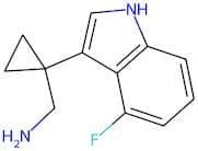 (1-(4-Fluoro-1H-indol-3-yl)cyclopropyl)methanamine