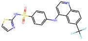 N-(Thiazol-2-yl)-4-((6-(trifluoromethyl)quinolin-4-yl)amino)benzenesulfonamide