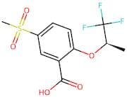 5-Methylsulfonyl-2-[((R)-2,2,2-trifluoro-1-methylethyl)oxy]benzoic acid