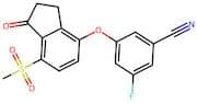 3-Fluoro-5-((7-(methylsulfonyl)-1-oxo-2,3-dihydro-1H-inden-4-yl)oxy)benzonitrile