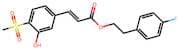 (E)-4-Fluorophenethyl 3-(3-hydroxy-4-(methylsulfonyl)phenyl)acrylate
