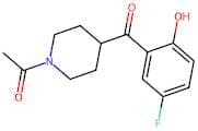 1-[4-(5-Fluoro-2-hydroxybenzoyl)-1-piperidinyl]-ethanone