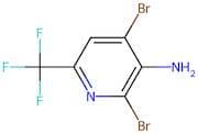 2,4-Dibromo-6-(trifluoromethyl)pyridin-3-amine