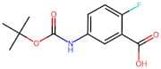 5-[(tert-Butoxycarbonyl)amino]-2-fluorobenzoic acid