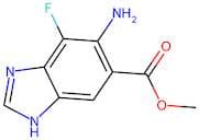 Methyl 5-amino-4-fluoro-1H-benzo[d]imidazole-6-carboxylate