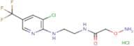2-[(2-{[2-(Ammoniooxy)acetyl]amino}ethyl)amino]-3-chloro-5-(trifluoromethyl)pyridine hydrochloride