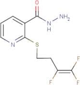 2-[(3,4,4-Trifluorobut-3-en-1-yl)thio]nicotinohydrazide