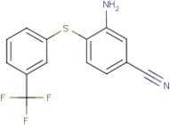 3-Amino-4-{[3-(trifluoromethyl)phenyl]thio}benzonitrile