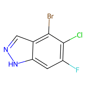 4-Bromo-5-chloro-6-fluoro-1H-indazole