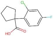 1-(2-Chloro-4-fluorophenyl)cyclopentanecarboxylic acid