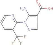 5-Amino-1-[3-(trifluoromethyl)-2-pyridyl]pyrazole-4-carboxylic acid