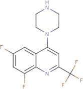 1-[6,8-Difluoro-2-(trifluoromethyl)quinol-4-yl]piperazine