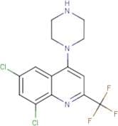 1-[6,8-Dichloro-2-(trifluoromethyl)quinol-4yl]piperazine