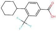 4-Cyclohexyl-3-(trifluoromethyl)benzoic acid