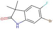 6-Bromo-5-fluoro-3,3-dimethylindolin-2-one