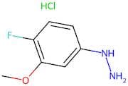 (4-Fluoro-3-methoxyphenyl)hydrazine hydrochloride