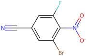 3-Bromo-5-fluoro-4-nitrobenzonitrile