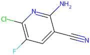2-Amino-6-chloro-5-fluoro-3-pyridinecarbonitrile