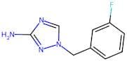 1-[(3-fluorophenyl)methyl]-1h-1,2,4-triazol-3-amine