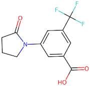 3-(2-Oxopyrrolidin-1-yl)-5-(trifluoromethyl)benzoic acid