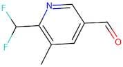 6-(Difluoromethyl)-5-methylpyridine-3-carbaldehyde