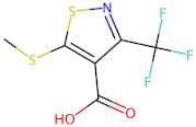 5-Methylsulfanyl-3-trifluoromethyl-isothiazole-4-carboxylic acid