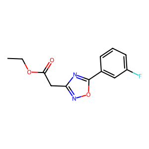 [5-(3-Fluoro-phenyl)-[1,2,4]oxadiazol-3-yl]-acetic acid ethyl ester
