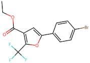 5-(4-Bromo-phenyl)-2-trifluoromethyl-furan-3-carboxylic acid ethyl ester