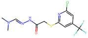 (6-Chloro-4-trifluoromethyl-pyridin-2-ylsulfanyl)-acetic acid [1-dimethylamino-meth-(E)-ylidene]-h…