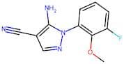 5-Amino-1-(3-fluoro-2-methoxy-phenyl)-1H-pyrazole-4-carbonitrile
