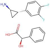 (1R,2S)-2-(3,4-Difluorophenyl)cyclopropanaminium (2R)-hydroxy(phenyl)ethanoate