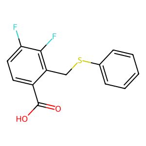 3,4-Difluoro-2-((Phenylthio)Methyl)Benzoic Acid
