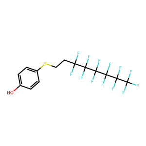 4-((3,3,4,4,5,5,6,6,7,7,8,8,8-Tridecafluorooctyl)Thio)Phenol