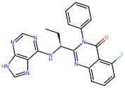 5-Fluoro-3-phenyl-2-[(1S)-1-(9H-purin-6-ylamino)propyl]-4(3H)-quinazolinone