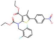 Ethyl 2-((2,6-Difluorobenzyl)(Ethoxycarbonyl)Amino)-4-mEthyl-5-(4-Nitrophenyl)Thiophene-3-Carboxyl…