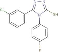 5-(3-Chlorophenyl)-4-(4-fluorophenyl)-4H-1,2,4-triazole-3-thiol