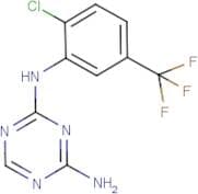 2-Amino-4-[2-chloro-5-(trifluoromethyl)phenylamino]-1,3,5-triazine