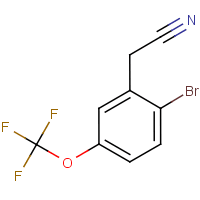 2-Bromo-5-(trifluoromethoxy)phenylacetonitrile
