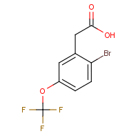 2-Bromo-5-(trifluoromethoxy)phenylacetic acid