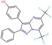 4-(2-Phenyl-5,7-Bis(Trifluoromethyl)Pyrazolo[1,5-a]Pyrimidin-3-yl)Phenol