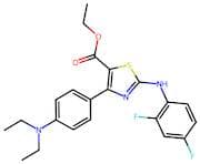 Ethyl 4-(4-(Diethylamino)Phenyl)-2-((2,4-Difluorophenyl)Amino)Thiazole-5-Carboxylate