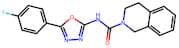 N-(5-(4-Fluorophenyl)-1,3,4-Oxadiazol-2-Yl)-3,4-Dihydroisoquinoline-2(1H)-Carboxamide